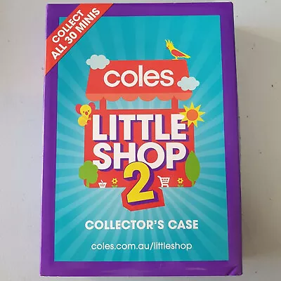 Coles Little Shop 2 Complete Full Set Of 30 Minis With Collectors Case • $15