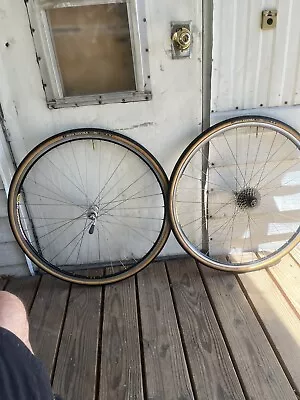 Vintage Campagnolo And Mavic Wheelset • $175