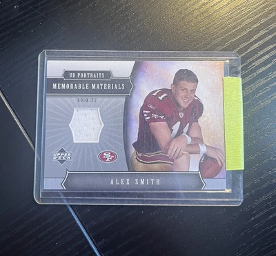 $2.99 • Buy 2005 UD Portraits Alex Smith Memorable Materials Rookie RC Jersey Card #MM-AS!!