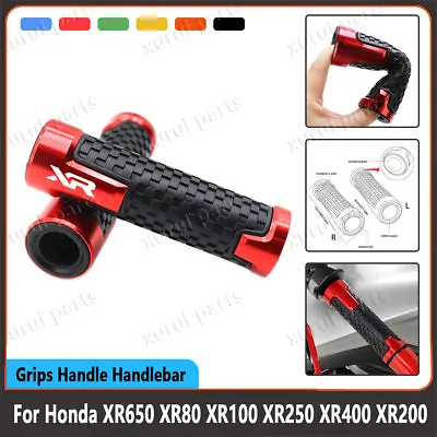 For Honda XR650 XR80 XR100 XR250 XR400 XR200 7/8'' 22mm Handlebar Hand Grips • $15.80