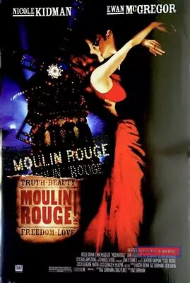 Moulin Rouge Movie Poster 24 X 36 • $17.48