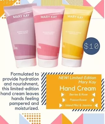 Limited Edition Spring 2024 MARY KAY Hand Cream Lotion Fast Ship TSA Approved • $9.95