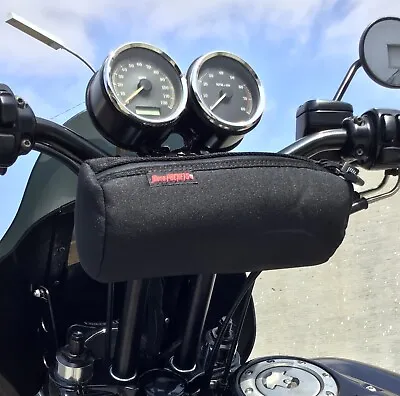 Moto Pockets Universal Motorcycle Handlebar Bag  The Burrito   Made In The USA • $60
