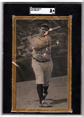 1934 Goudey Premium Babe Ruth VERY RARE With Easel VINTAGE G O A T SGC GRADED A • $2776.05