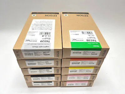 Epson Ink For Stylus Pro 4900 200ml GENUINE SEALED T6537 T6536 T653A T653B T6531 • $39