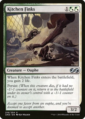 $1.35 • Buy Kitchen Finks Ultimate Masters NM White Green Uncommon MAGIC MTG CARD ABUGames