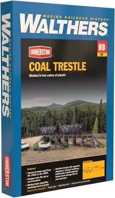 Walthers HO Scale ~ New 2024 ~ Coal Trestle ~ Kit ~ 933-4093 • $26.23