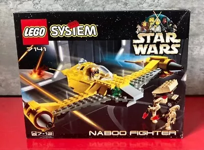 LEGO System Star Wars Naboo Fighter 7141 In 1999 New Retired Unopened Inner Bags • $119