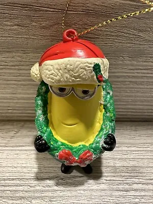 Despicable Me Minion Christmas XMas Ornament Kevin With Wreath • $10.99