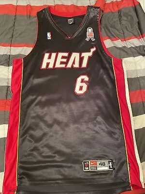 $150 • Buy NBA Authentic Eddie Jones Miami Heat Jersey Size 48 XL
