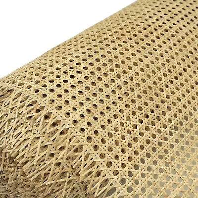 12  | 16  | 24  | 36  Width Cane Webbing Roll Hexagon Weave Rattan Fabric • $198.99