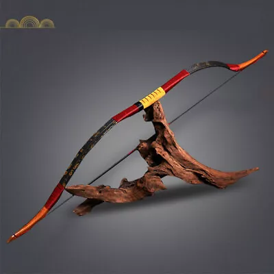 Archery 15-50lbs Traditional Recurve Bow Longbow Handmake Horse Bow Hunting • $90.23