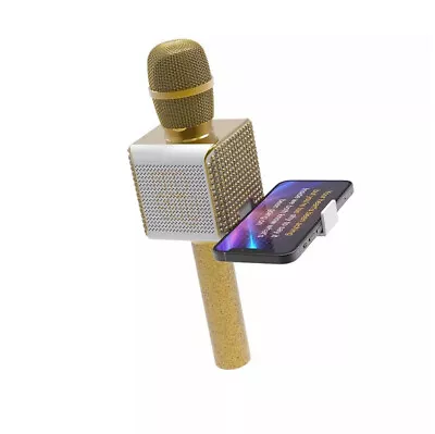 Tzumi Pop Solo Bluetooth Karaoke Microphone Gold Bling. Let The Party Begin. • $8.99