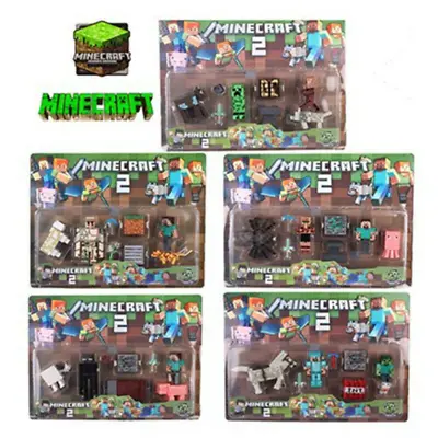 $14.99 • Buy Minecraft Steve Creeper Enderman Active Figures Kids Toys Birthday Surprise Gift