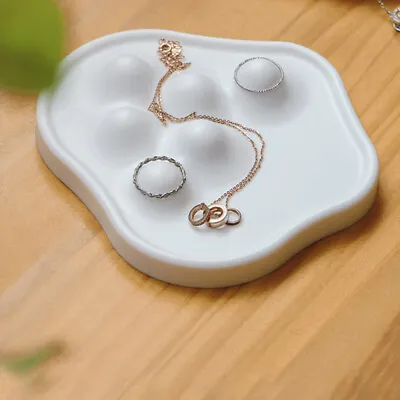 Rings Necklace Bracelet Irregular Tray Jewelry Display Organizer Storage Boxes • $4.39