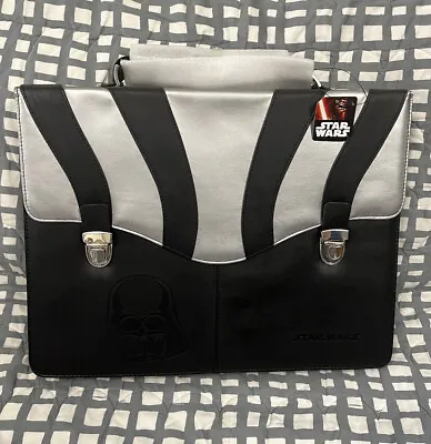 Star Wars Darth Vader Style Sith Briefcase Satchel Cosplay Messenger Bag NWT ESB • $139.99