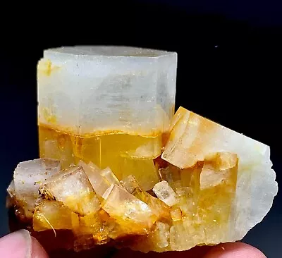 204 CT Aqua Var Morganite Terminated Crystal Specimen From Skardu Pakistan • $349.99