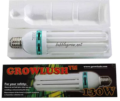 130w Cfl Energy Saving Dual (grow&flower) Lamp Hydroponic Fluro Growing Light • $64.95