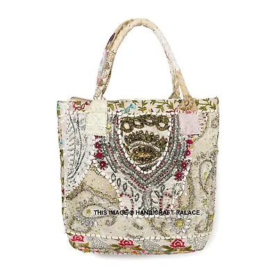 INDIAN VINTAGE BANJARA Shoulder Bags ETHNIC BOHEMIAN GYPSY Trendy BAG Beige Bag • $40.99