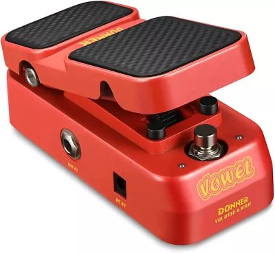 👟 Donner Vowel Wah Volume Active Volume 2 In 1 Foot Switch Guitar Effects Pedal • $99.99