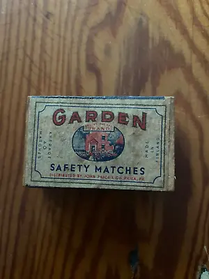 Garden Special Safety Match BOX W/ Striker Sides & Drawer Made In Finland • $2.95