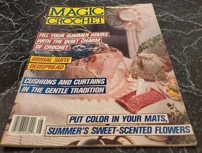 Cd1 Magic Crochet Magazine August 1988 #55 • $8