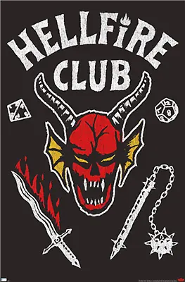 $18.95 • Buy Stranger Things Hellfire Club Print