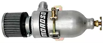 Moroso Engine Vacuum Breather Tank 85465; Catch Can 3.125 X 11.5  Aluminum 1qt • $135.99