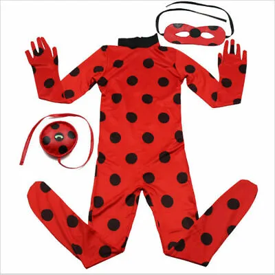 Cosplay Kids Girls Lady Jumpsuit Outfits Costume Girls Fancy Dress Book Day • £7.88