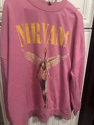 Nirvana Oversized Sweatshirt H&M XL • £43.79