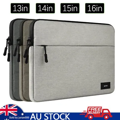Slim Laptop Sleeve Bag Carry Case 13  14  15  16  For MacBook Dell Asus HP • $16.99