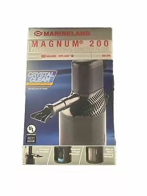 Marineland 200  Magnum Polishing Internal Canister Filter 60 Gal | Free Shipping • $49.99