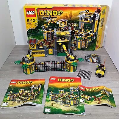 £50 • Buy Lego 5887 Dino Dinosaur Defence HQ Incomplete Set BOXED 