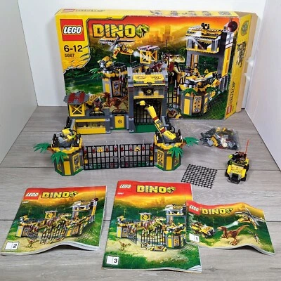 £50 • Buy Lego 5887 Dino Dinosaur Defence HQ Incomplete Set BOXED 
