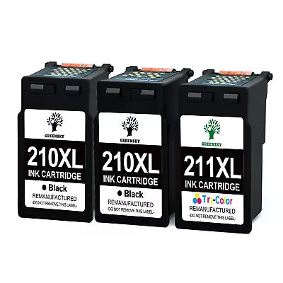 Ink Cartridge Compatible For Canon PG-210XL CL-211XL PIXMA MP280 480 490 495 Lot • $25.59