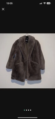 $44 • Buy Zara Woman Faux Fur Coat