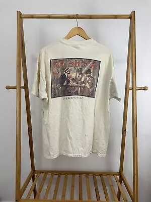 $24.95 • Buy VTG John Carroll Doyle AW Shuck's Seafood Shack Charleston SC Art T-Shirt XL