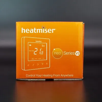 Heatmiser NeoStat V2 Programmable Thermostat / Timer - Glacier White 230V • £59.99