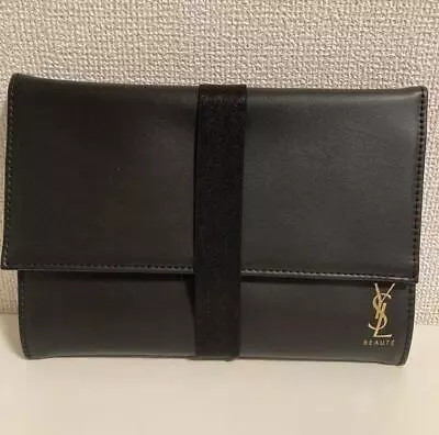 YSL Yves Saint Laurent  Pouch Case  Black 22×17cm/8.6 ×6.6  Not Sold In Store • $113.03