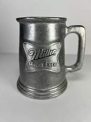 Vintage Miller High Life Duracast Pewter Sand Mold Cast Tankard Mug • $9.99