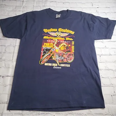 Voodoo Cruisers Motorcycles Inc. Navy Blue T-shirt Size M • $20