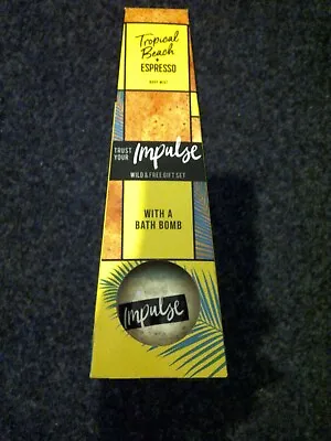 Impulse Wild & Free Gift Set. Body Mist & Bath Bomb Set *NEW* • £8.75