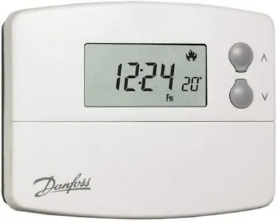 Danfoss TP5000 2/5 Day WIRED BATTERY POWERED Programmable Thermostat 087N699500 • £149.99