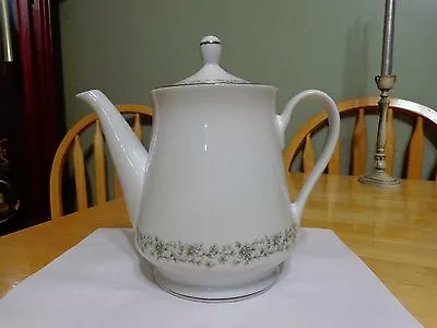 Mikasa Fine China Montclair Teapot -g 9059 - Floral Design -holds 6 Cups • $15