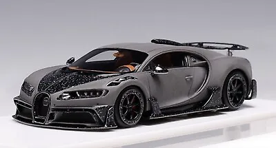 1/43 T&P Bugatti Chiron Mansory Centuria In Matte Grey Carbon Fiber  99 Pieces • $199.95