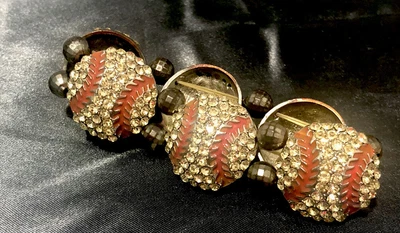 $3.19 • Buy Rhinestone Softball Stretch Bracelet