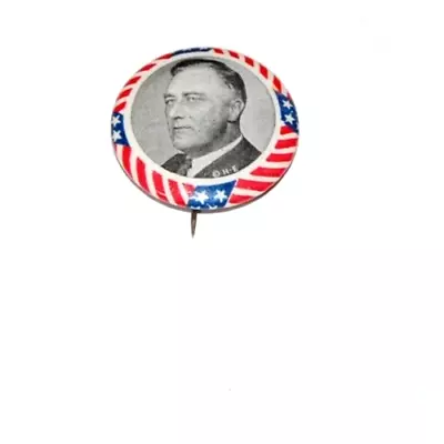 1932 FRANKLIN D. ROOSEVELT FDR PRESIDENT Campaign Pin Pinback Button Political • $69.95