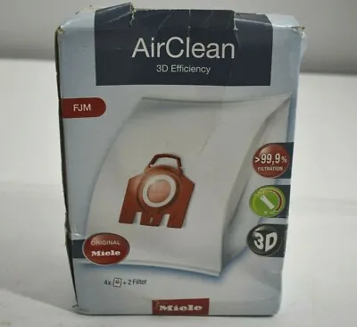 Miele AirClean 3D Efficiency FJM Dustbags 99.9% Filterbags Replacement Set • £11.19