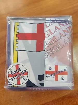 £4.99 • Buy Giant England Flag 60  X 35  With Brass Eyelets + Sticker New/Sealed