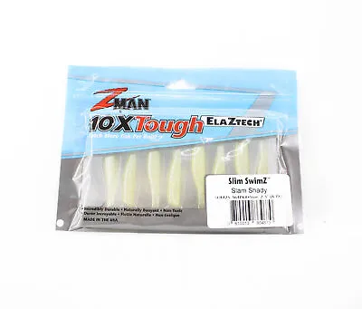 Zman Soft Lure Slim SwimZ 2.5 Inch 8/Pack Slam Shady (4670) • $20.90